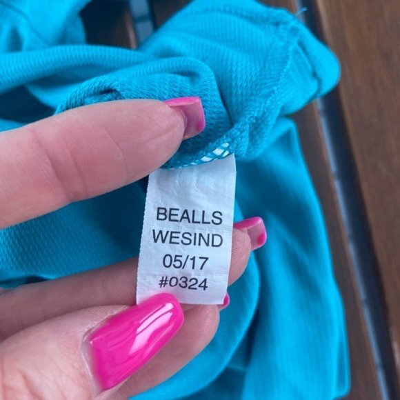 🎀 3 for $25 Reel Legends Swim Shirt in Size M Blue Play Condition - Picture 5 of 10